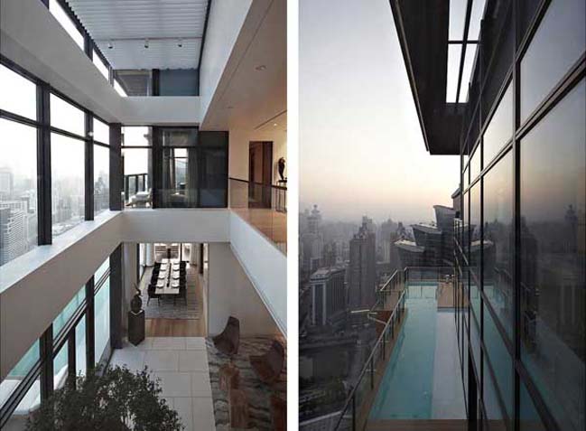 2 stories penthouse in china