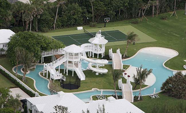 Celine Dion selling her waterpark villa