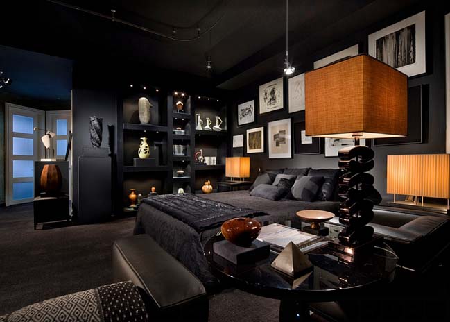 9 beautiful bedroom designs with black