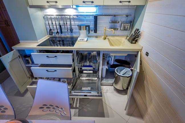 Renovate small kitchen design 9m2