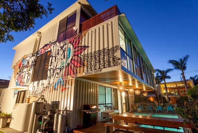 Amazing house built from 31 shipping containers