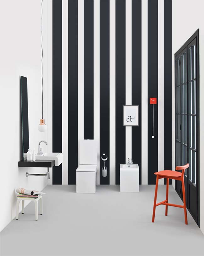 Black and white bathroom designs collection part 02