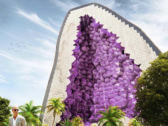The amethyst hotel by NL architects