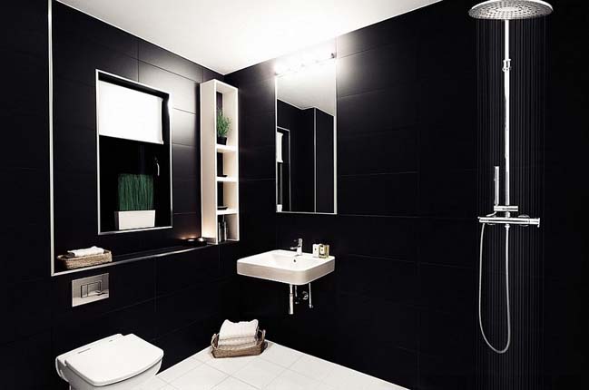 15 amazing black bathroom designs