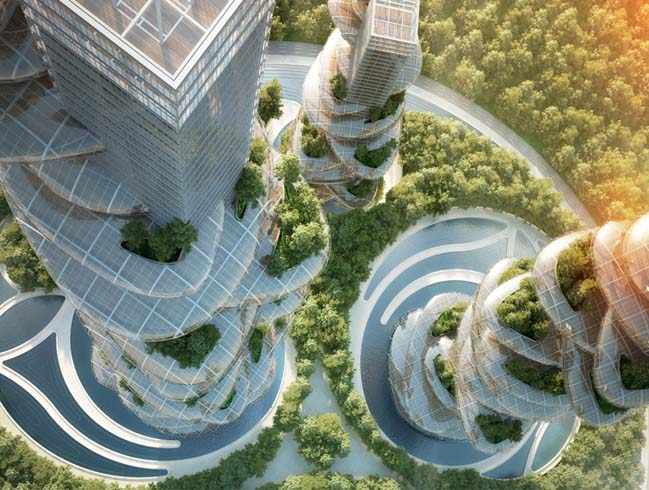 Asian Cairns: futuristic architecture by Vincent Callebaut Architectures