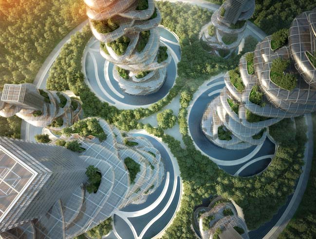 Asian Cairns: futuristic architecture by Vincent Callebaut Architectures