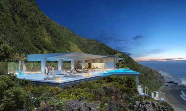 Amazing cliff villa in Bali Indonesia