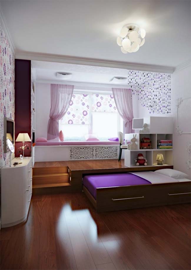 Space saving bedroom designs