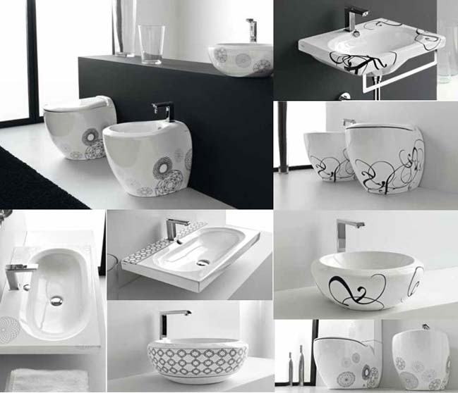 Unique bathroom designs by ArtCeram