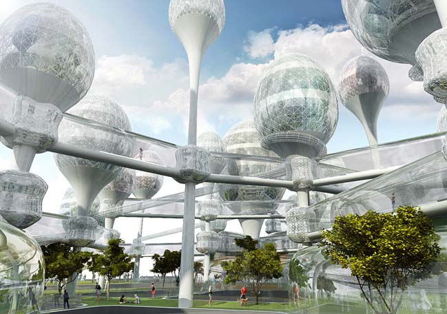 Futuristic architecture for reinvent Paris initiative