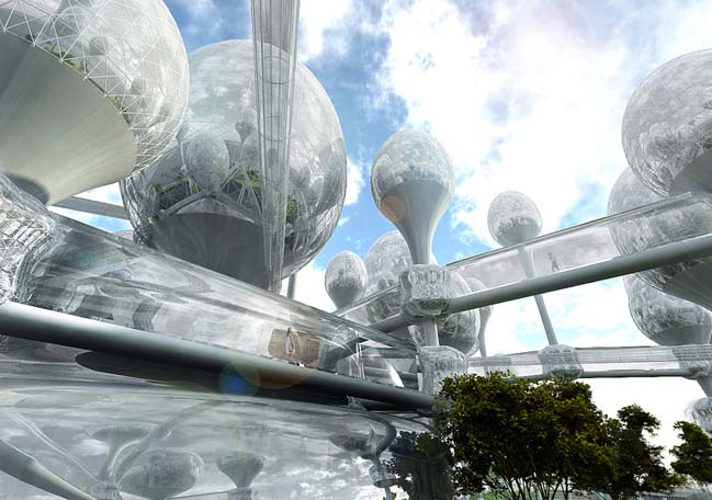 Futuristic architecture for reinvent Paris initiative