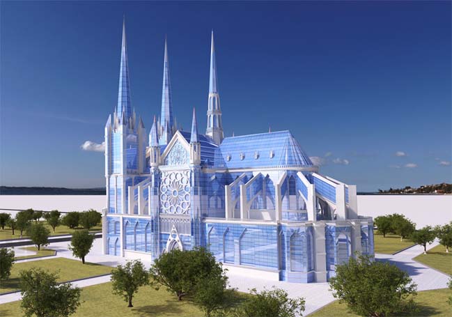 21st Century Notre-Dame Paris by Vasily Klyukin