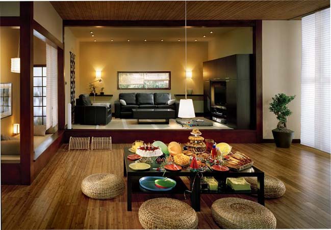 Japanese living room designs