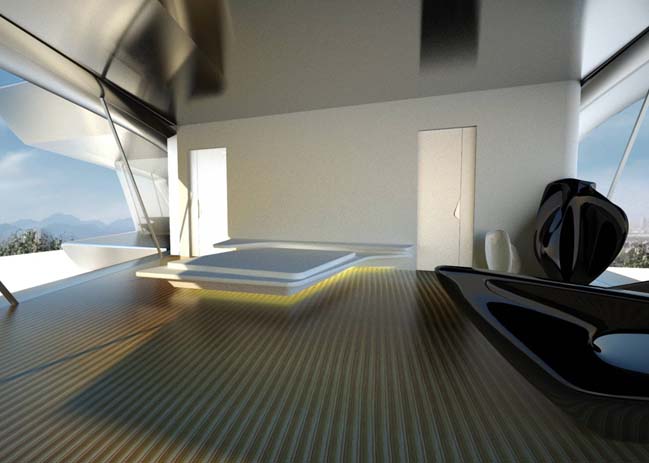 Nassim Villas: luxury futuristic houses by Zaha Hadid
