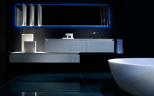 Rifra: Luxury modern bathroom designs with light effect