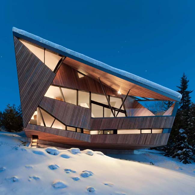 Polygonal house in Canada by Patkau Architects