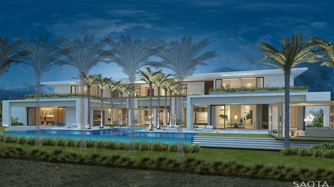Luxury villa in Bahrain by SAOTA