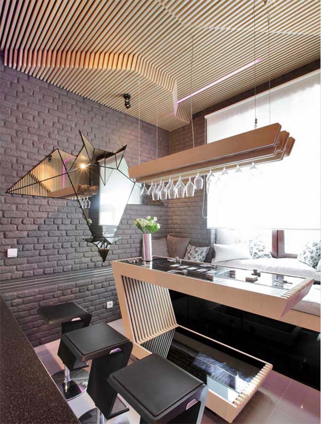 Wonderful sci-fi kitchen design by geometrixdesign
