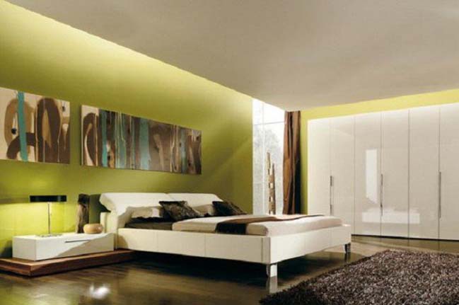 11 bedroom designs with green colour