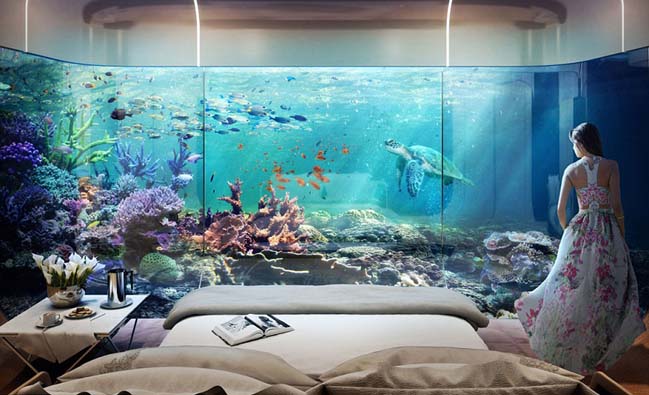 Floating Seahorse: Ultra luxury villa in Dubai