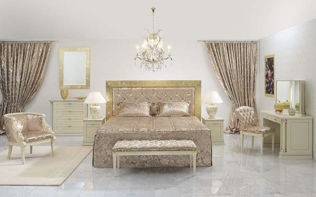 Luxurious upholstered beds by Finkeldei