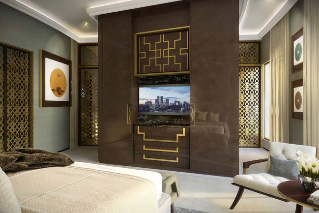 Inside a luxury penthouse in Beijing, China