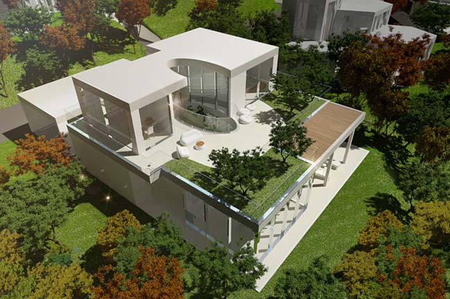 The Oval: Modern villa by Planning Korea