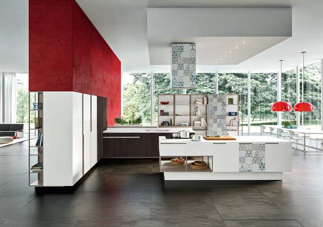Orange Evo: Modern kitchen design by Michele Marcon Design