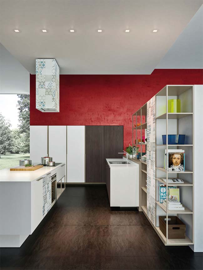 Orange Evo: Modern kitchen design by Michele Marcon Design