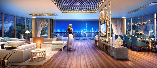 Dream house on Sweden Island in Dubai