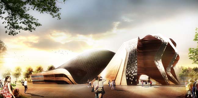 Apassionata: Futuristic architecture by Graft