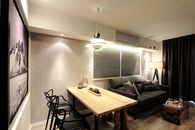Modern apartment interior design by Home Revolt