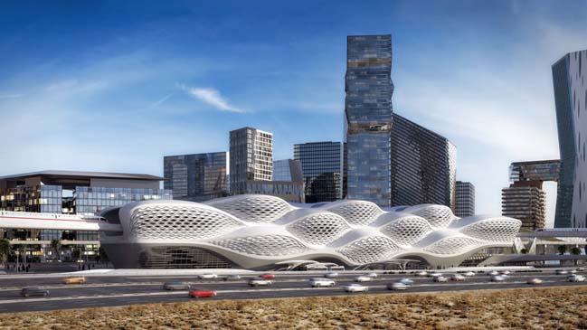 Futuristic architecture: KAFD Metro Station by Zaha Hadid