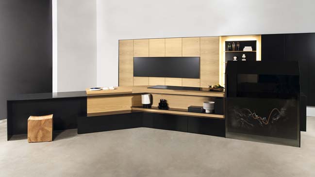 Modern kitchen design integrated high-tech