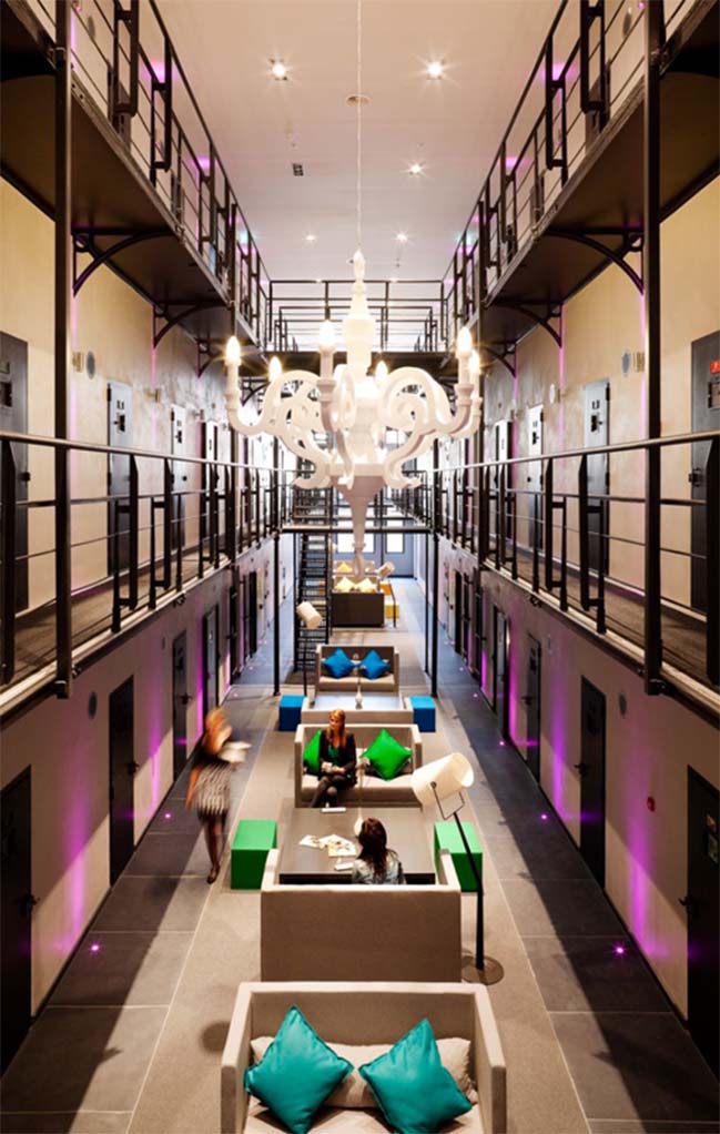 Transform an old prison into luxury hotel