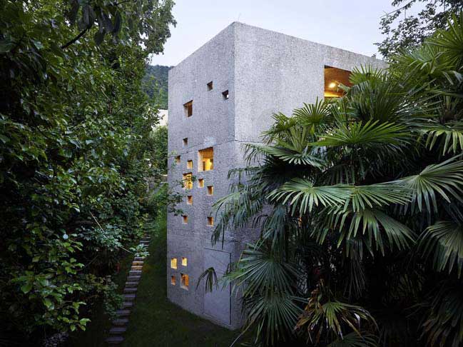Concrete House in Caviano, Switzerland