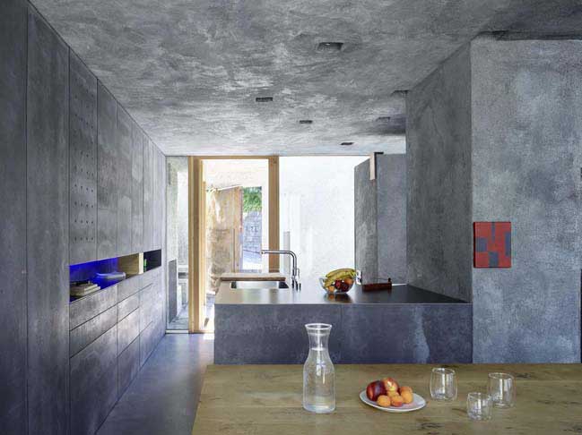 Concrete House in Caviano, Switzerland