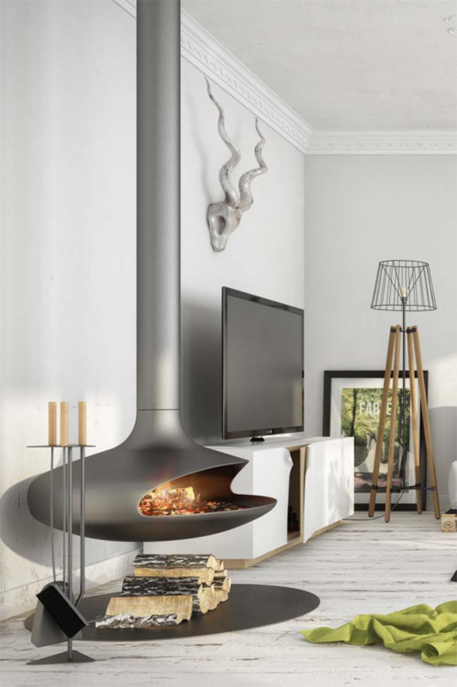 Scandinavian living room by Milan Stevanovic