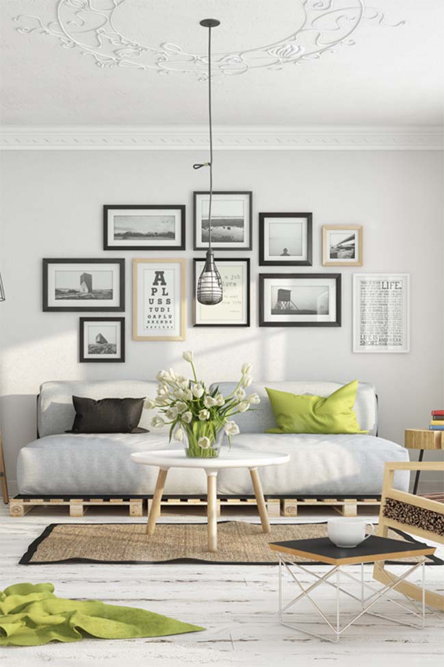 Scandinavian living room by Milan Stevanovic