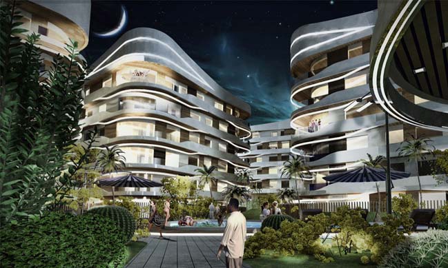 Hammamet: Luxury complex by DNA Barcelona Architects