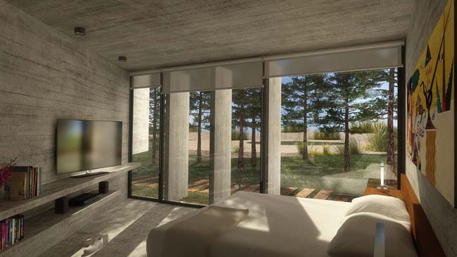 Concrete house by Besonias Almeida arquitectos