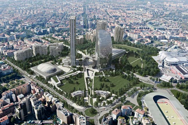 Central Tower C: Futuristic tower in Italy
