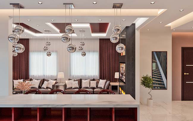 Luxury interior design ideas living room for a big family