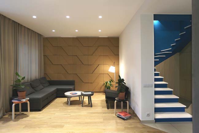 Cozy home interior design in Russia