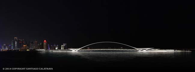 The Sharq Crossing by Santiago Calatrava