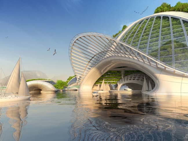 Aequorea: Amazing futuristic architecture concept by Vincent Callebaut