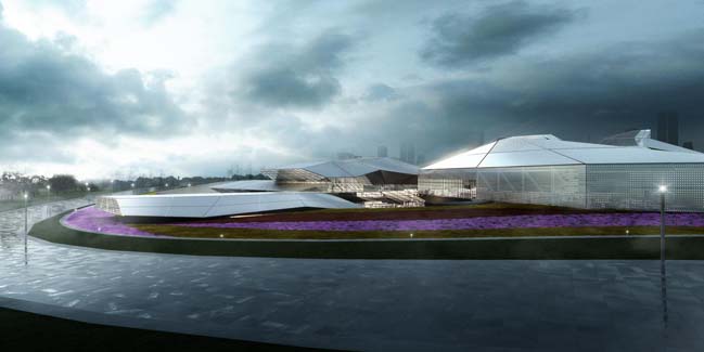 Houston Library and Exhibition Center by MA2