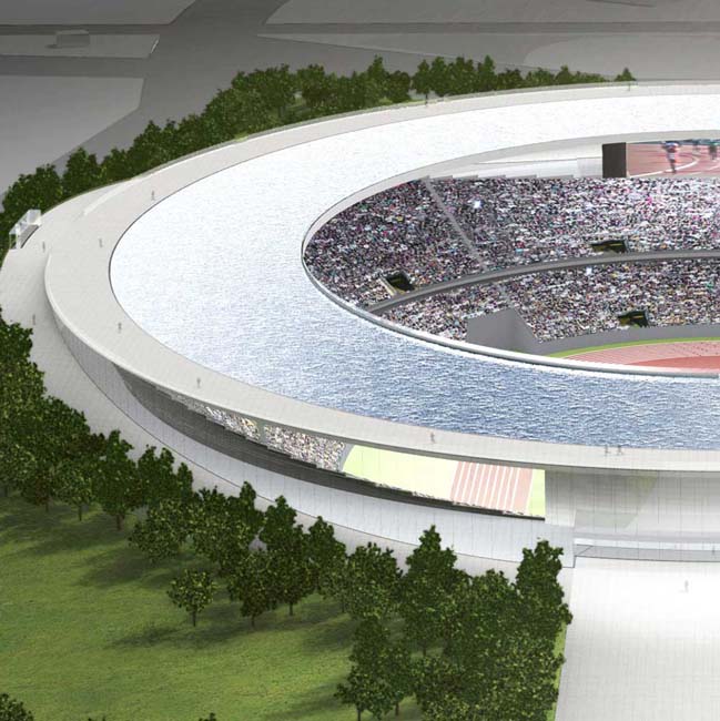 The Olympic Stadium envisioned by Tokujin Yoshioka