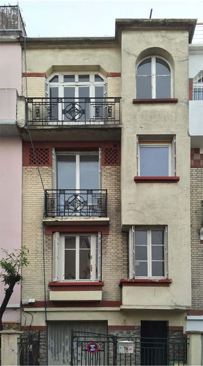 Paris row house by Eitan Hammer Architecture