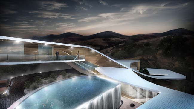 Futuristic house concept by M Rad Architecture